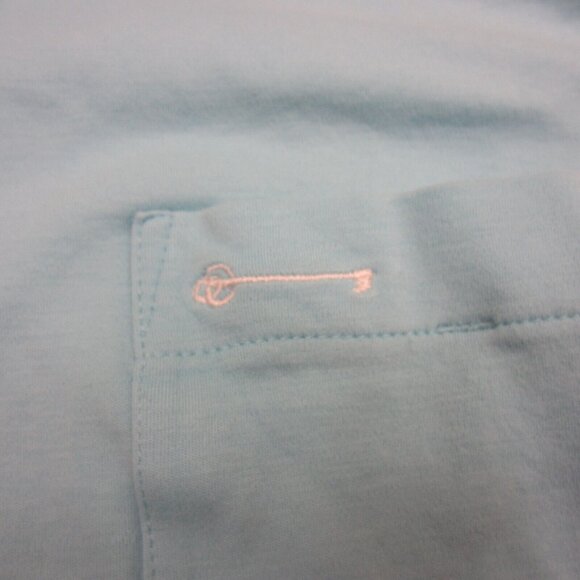 B Draddy Polo Shirt Mens 2XL Sky Blue Pima Cotton Golf Performance XXL - Picture 3 of 10